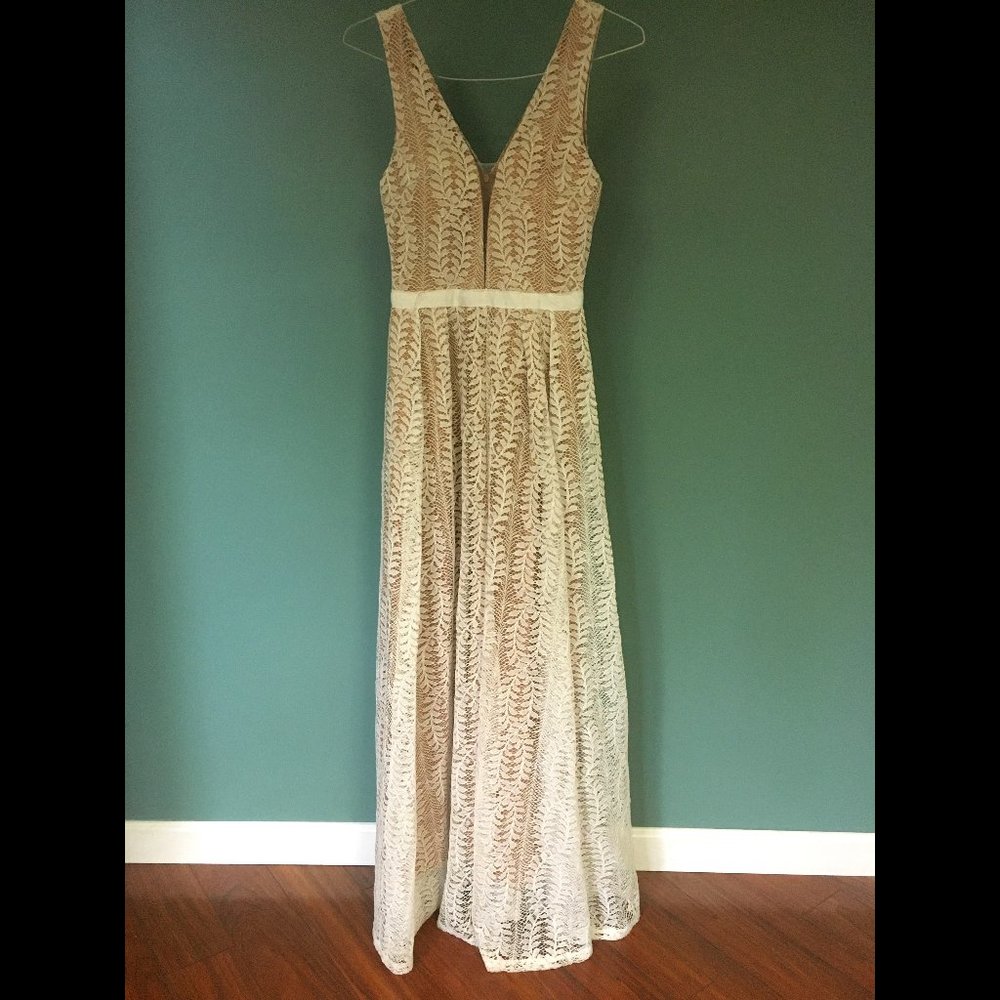 Lace Lucy Wang Maxi Dress